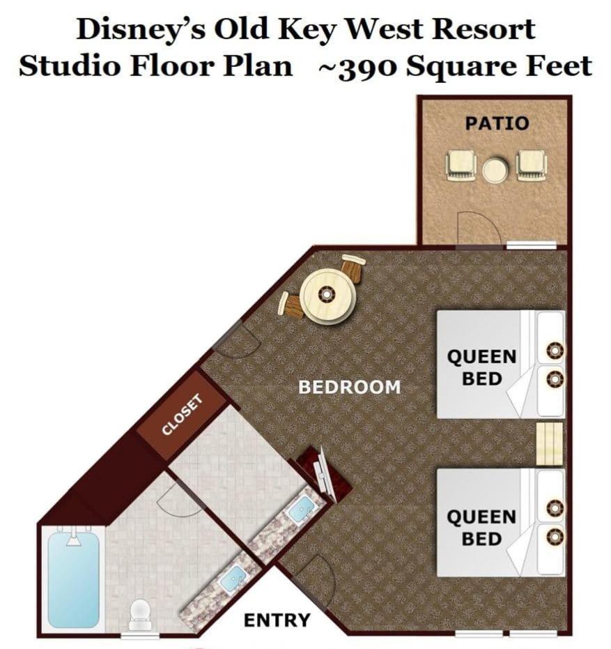 Disney'S Key West Resort Studio Room Sleeps 4 ออร์ลันโด ภายนอก รูปภาพ